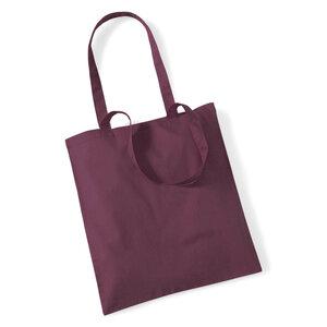 Westford Mill WM101 - Promo shoulder tote Burgundy