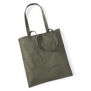 Westford Mill WM101 - Promo shoulder tote Olive Green