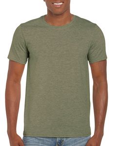 Gildan GN640 - Softstyle™ adult ringspun t-shirt Heather Military Green