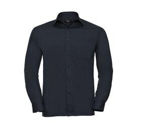 Russell Collection JZ934 - Mens Long Sleeve Polycotton Easy Care Poplin Shirt