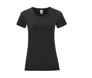 Fruit of the Loom SC151 - Iconic T Woman Black