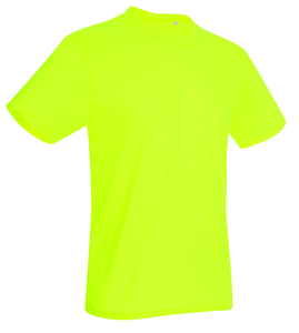 Stedman STE8600 - Crew neck T-shirt for men Stedman - ACTIVE COTTON TOUCH Cyber Yellow