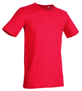 Stedman STE9020 - Crew neck T-shirt for men Stedman - MORGAN Crimson Red