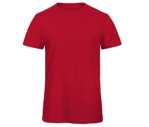 B&C BC046 - TM046 Slub Men Chic Red