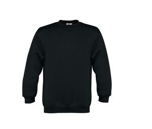 B&C BC501 - Child Sweater 80/20 straight sleeves 280 PST Black