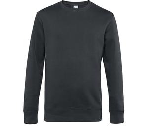 B&C BCU01K - Straight Sleeve Sweatshirt 280 KING Asphalt