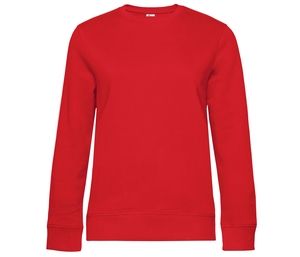 B&C BCW01Q - Straight Sleeve Sweatshirt 280 QUEEN Red