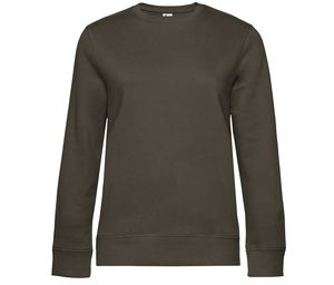 B&C BCW01Q - Straight Sleeve Sweatshirt 280 QUEEN Khaki