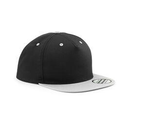 Beechfield BF610C - 5-sided cap with contrasting visor Black / Grey