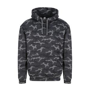 AWDIS JH014 - Camo Hooded Sweater Black Camo