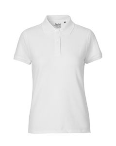 Neutral O22980 - Women's quilted polo shirt  White