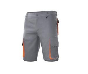 VELILLA V3007 - BERMUDAS MULTIPOCHES BICOLORE Grey/ Orange