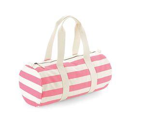 Westford mill WM688 - Nautical Travel Bag Natural/Pink