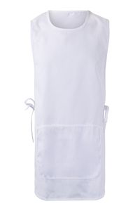 Velilla 254201 - REVERSIBLE APRON White