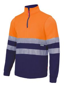 Velilla 305701 - HV TWO-TONE SWEATSHIRT NAVY BLUE/HI-VIS ORANGE