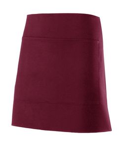 Velilla 404205 - 100% POLYESTER SHORT APRON Maroon