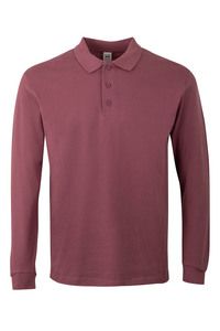 Mukua PL200UC - LONG-SLEEVE UNISEX POLO Grape