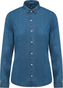 Kariban K509C - Ladies’ Denim shirt