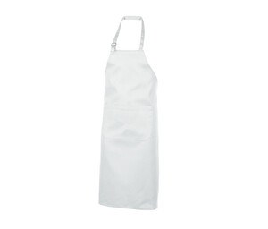NEWGEN TB101 - Polycotton bib apron with pocket White