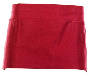 NEWGEN TB202 - Short cotton bartender's apron Red