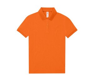 B&C BCW461 - Short-sleeved high density fine piqué polo shirt Pure Orange