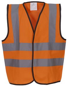 Yoko YK100 - High visibility 2 b&b vest Child (HVW100CH)