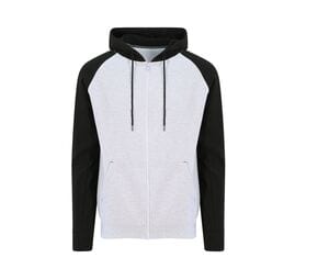 AWDIS JH063 - Zipped baseball sweatshirt